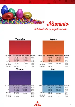 Página 45 do catálogo Embalagens Gerais