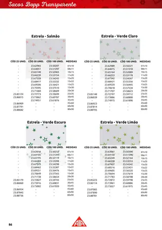 Página 86 do catálogo Embalagens Gerais