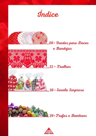 Página 4 do catálogo Festas