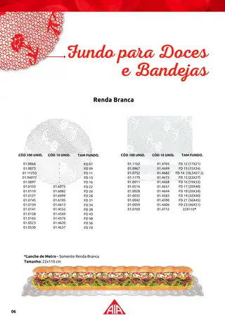 Página 6 do catálogo Festas