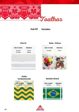 Página 22 do catálogo Festas