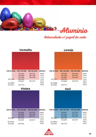 Página 45 do catálogo Festas