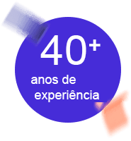 Selo de mais de 40 anos de experiência